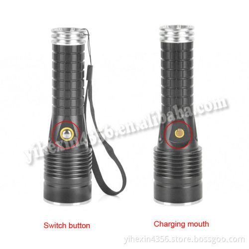 New Model Boruit EFL0881 Rechargeable LED Tactical Flashlight